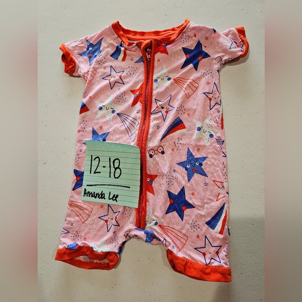 12-18 LS Pink 4th of July Shorty GUC